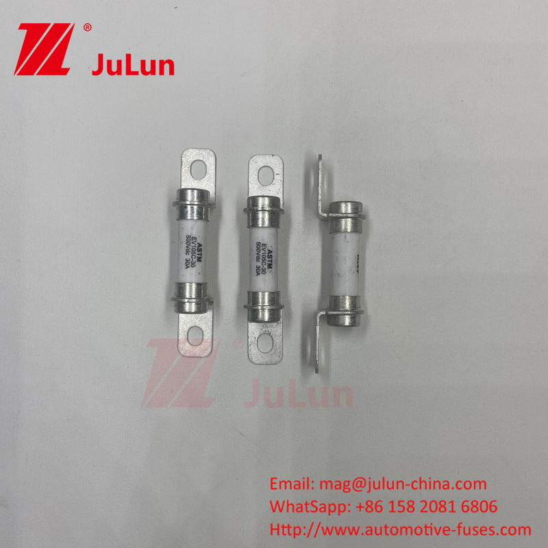 تصميم أداء موثوقية جهاز التأمين للسيارات الكهربائية 500VDC الرجوع إلى ISO8820-8&amp;GB/T31465.6