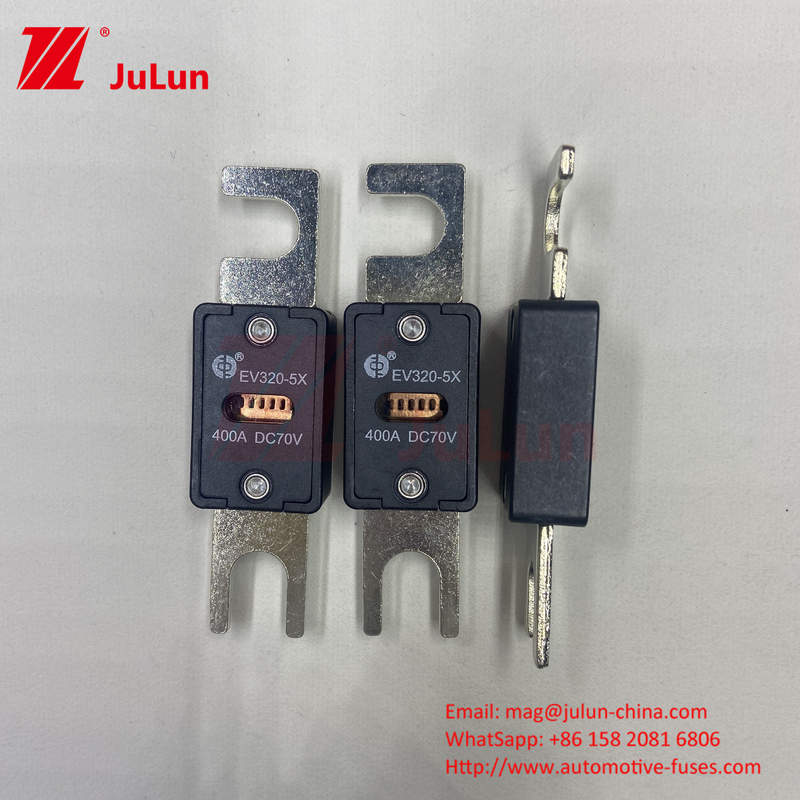 70VDC الجهد السيراميكي المسمار نوع جهاز التأمين للسيارات الكهربائية EV320-5X-250A M6 M8
