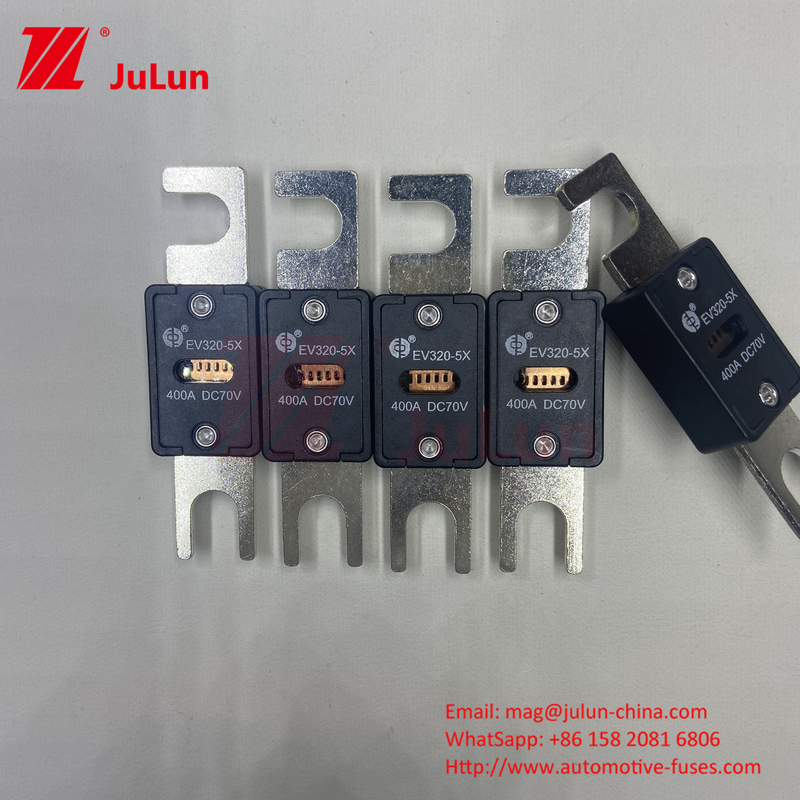 EV320-5C-400A-N 70VDC مصابيح النحاس الأسود للشفرات السيارات لحماية الإفراط والدائرة القصيرة