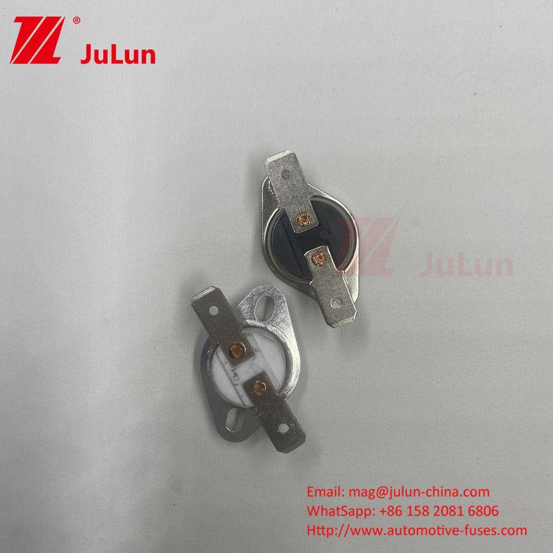 KSD301 المفتاح الحراري الحرارة المعدنية ، مغلقة عادة / مفتوحة إعادة ضبط الحرارة التلقائية