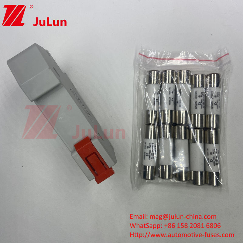 30kA الصمام الشمسي السيراميكي لحماية المحول الشمسي نظام الطاقة الشمسية 6A 10A 15A 20A 25A 30A DC الصمام TOPV-32 للطاقة الشمسية