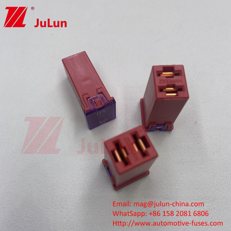الصمام الصغير 0459 25A الشاحنة 20A 25A 30A 40A 50A 60A J-Case القياسية (طويلة) مصابيح مركبة المرور