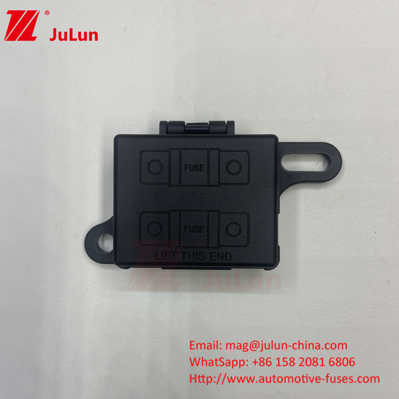 ABS النحاس Pbt مضاد للحريق Blx حامل الفيوز منخفضة الجهد مقاوم للغبار تصميم 20A-500A