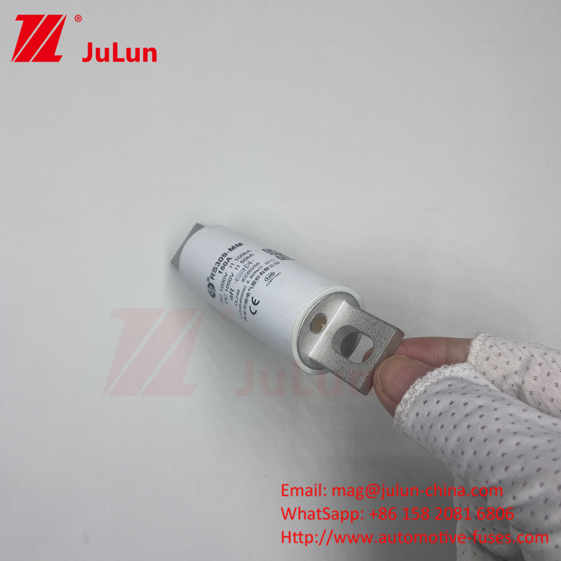 RS309-MM-EV63A للأنابيب المستديرة المزدوجة 1000VDC 50KA EV FUSE 1000VDC