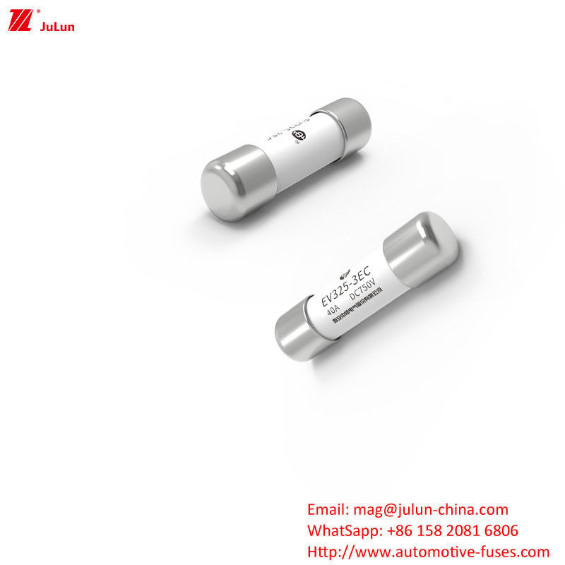 SINOFUSE 750VDC 20KA التوتر الرأس المسطح المسمار المسمار مصباح السيارة الكهربائية
