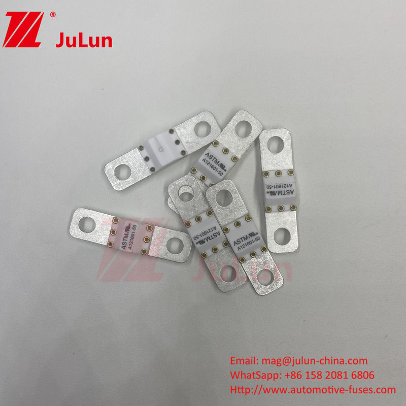 A121601-250A 125VDC ASTM النوع النهائي للفيوز للسيارات الكهربائية السيراميك