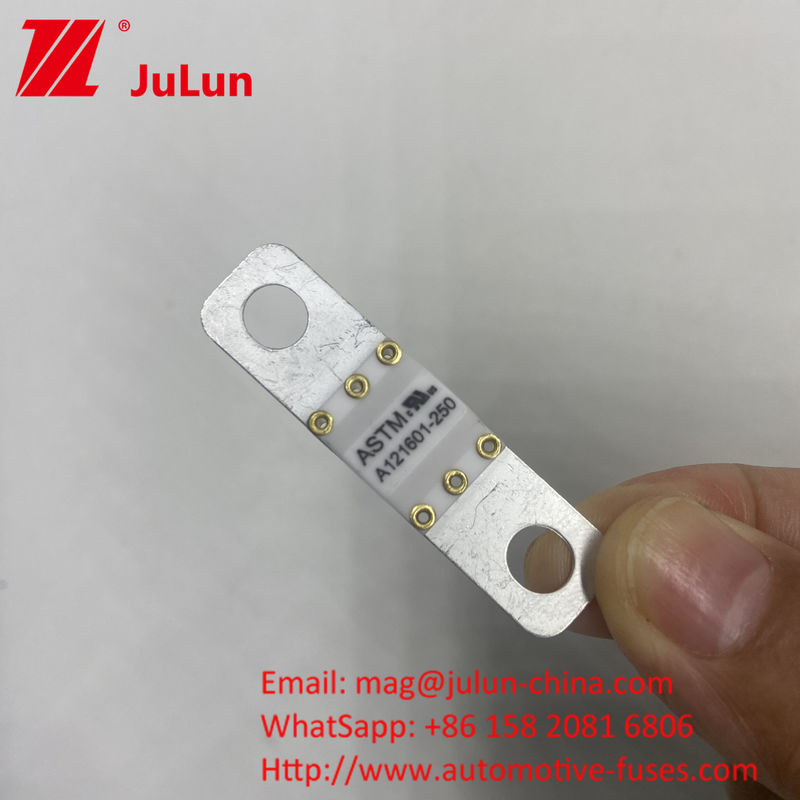 A121601-250A A121601-200A ASTM فيوز النحاس للشفرة السيارات لبطارية تخزين الطاقة الكهربائية عالية التيار