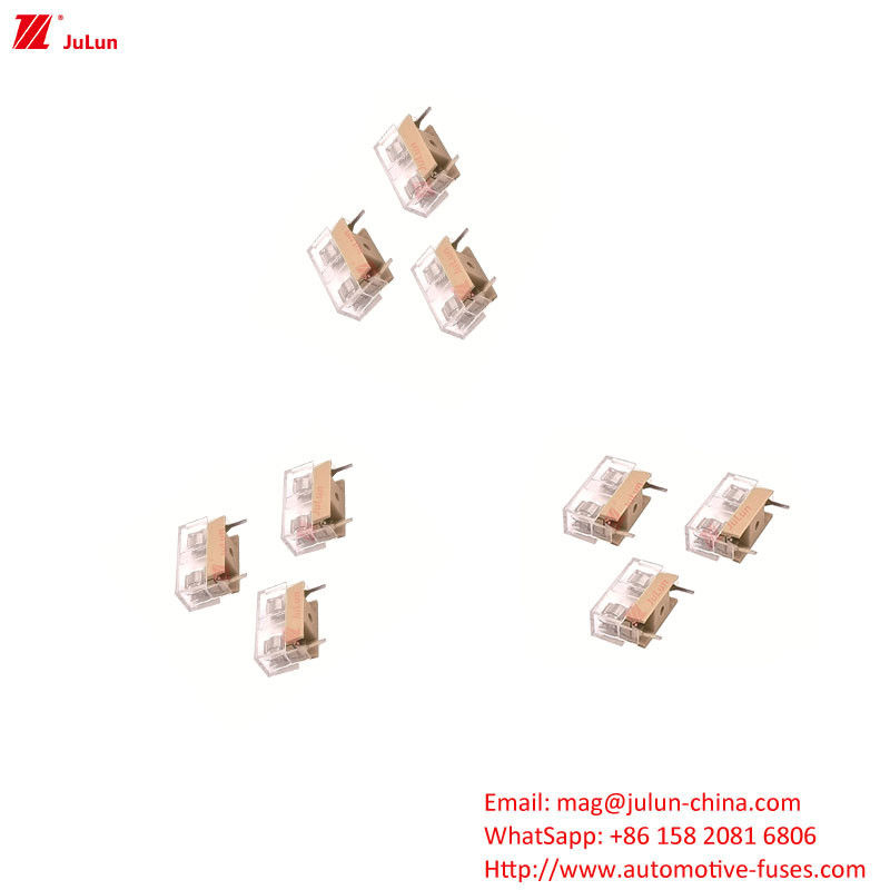 ANS / MIDI حامل فيوز صغير النحاس الاتصال 32V نايلون ربط المقطع المقطع البلاستيكي