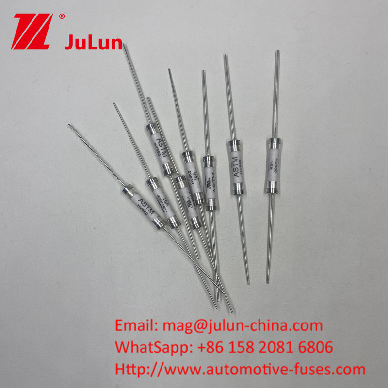 HV660 20A 500VDC ASTM 30KA الصمامات السيراميكية العاملة 10A-30A 500VDC تثبيت حفر PCB مصابيح السيارات