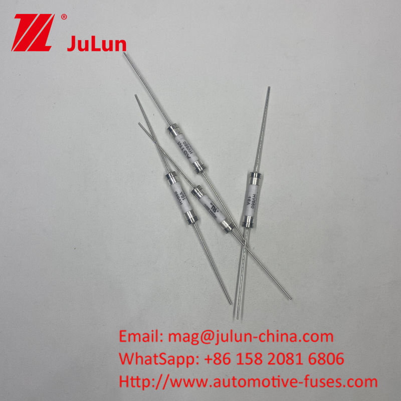 500VDC HV660 35A PCB-Hole/Fuse-Clamp Mount فيوز السيارات مع النحاس السيراميكي الفضة الكوارتز الرمال الذهبية