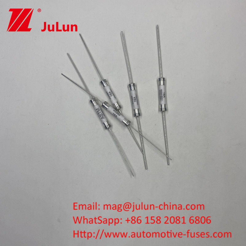 HV660 12A 500VDC ASTM الصمامات السيراميكية للسيارات 30KA 10-15A 10A 12A 15A 16A 20A 25A 30A