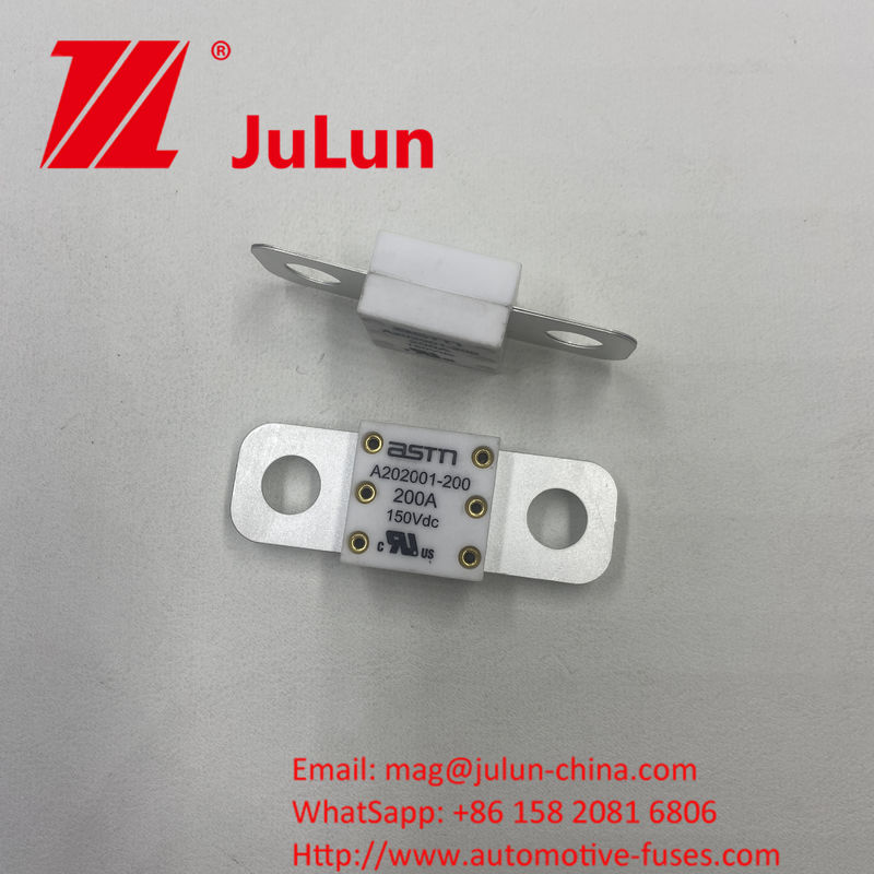 مصابيح السيارات السيراميكية ذات التيار القياسي العالي A202001-150A ASTM لحماية الدائرة القصيرة 100A 150A 200A 250A 300A 350A 400A 500A وحجم صغير