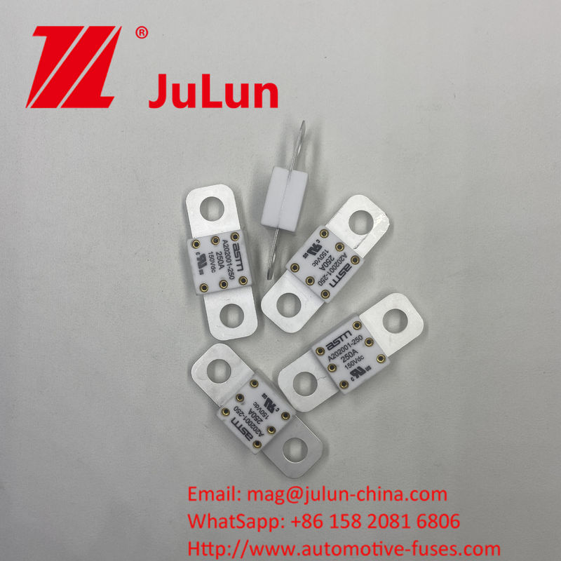 تخزين الطاقة في السيارات A202001 350A 150VDC طريقة تركيب المسمار المسمار السيراميكي مصابيح السيارات لشاحن السيارة