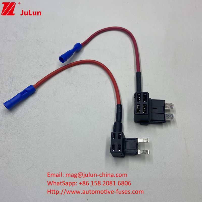 F3A 5A 10A 15A فيوز كوب 16AWG السيارة إضافة دائرة ACU عتبة مكيّف فيوز مع حامل فيوز للسيارات الشاحنات