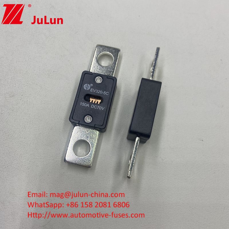 مسافة حفرة 51 ملم EV320-5X 125A 70VDC مصابيح السيارات السيراميكية مع شهادة GB / T31465.5-2015 و 70VDC الجهد المسموح به