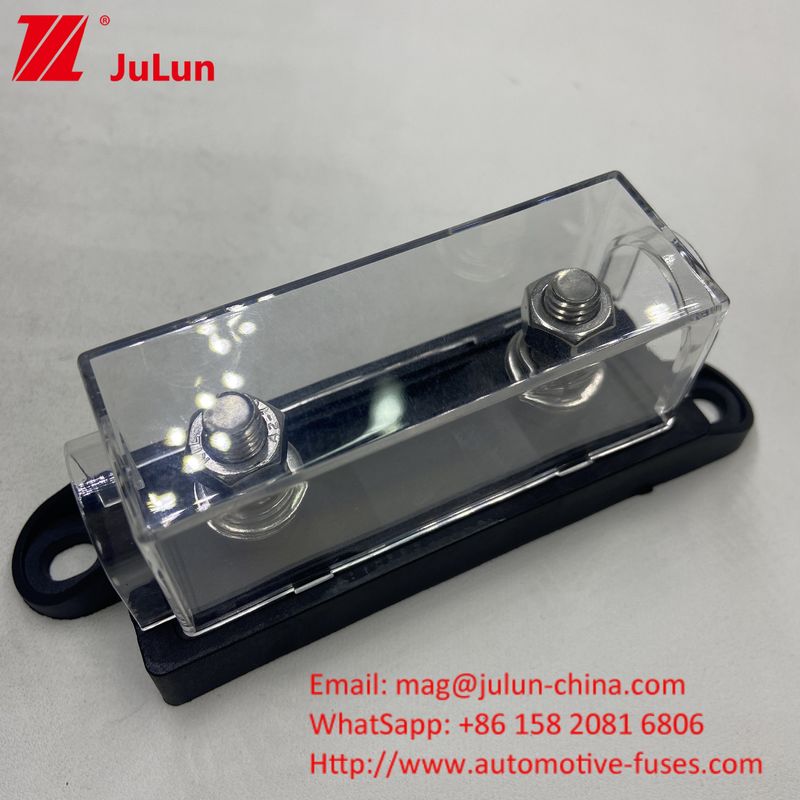 40A 50A 60A 70A 80A 100A 200A 250A 300A 400A 500A ANM مكعب حامل فيوز آلي ميكا بولت-داون مع غطاء عازل واضح