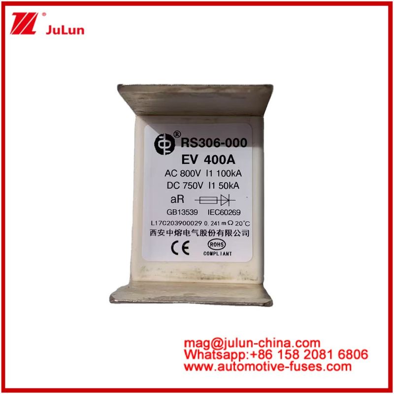 فئة الاستخدام EV 400A AC800V 100KA DC750V 50KA أنابيب السيراميكية حزمة الحماية للسيارات للسيارات الكهربائية