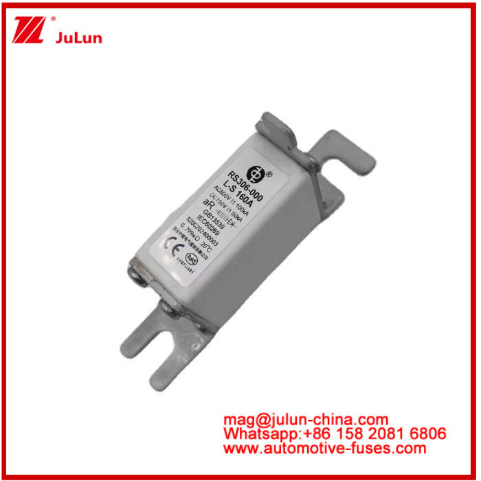 RS306-000-L-160A مربع فيوز السيراميكي EV أو HEV AC800V 100KA DC750V 50KA