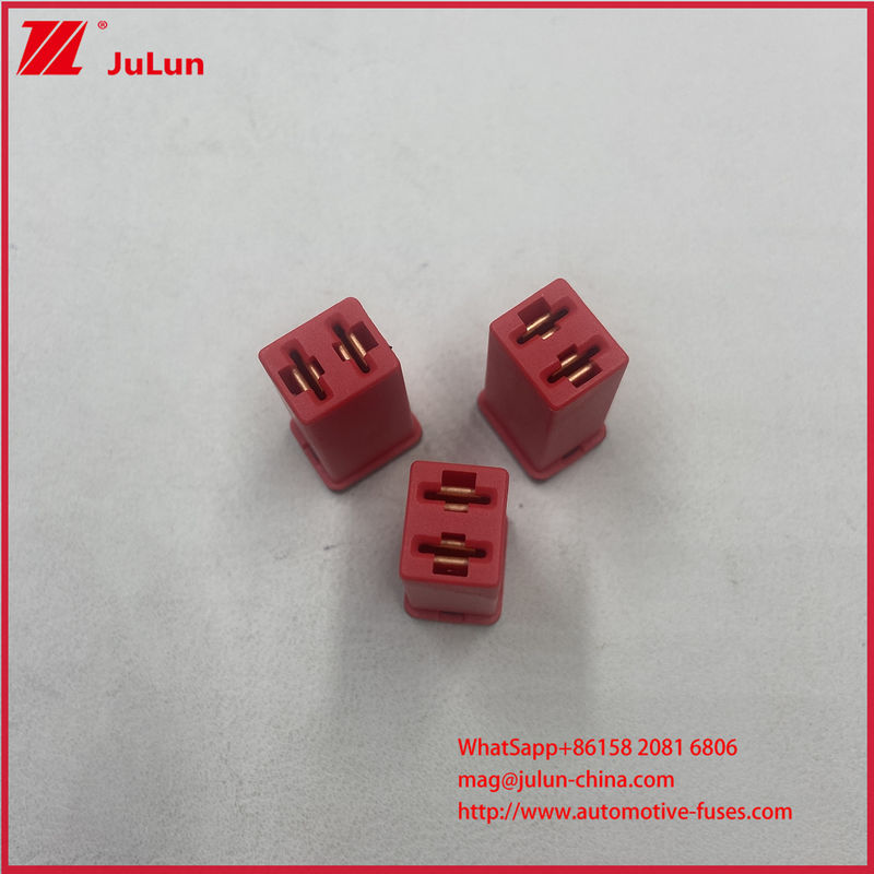 0895040.Z Series Low Back JCASE معدل التيار 58 فولت PEC 50A 60A Blade Fuse 32VDC 58VDC J Case Type M Auto Fuse Slow Blow Box نوع مربع