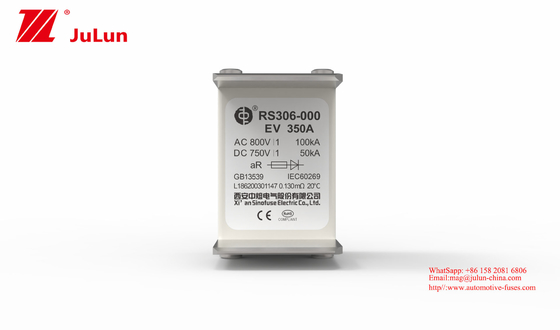 RS306-000-EV EVRoad Vehicle Fuse 350A 750V وظيفة إعادة الضبط التلقائي لحركة المرور الصغيرة