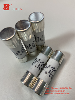 1500VDC الشمسية الكهروضوئية فيوز 20A أسطواني 14 * 51 مم لصندوق الحافلة الضوئية