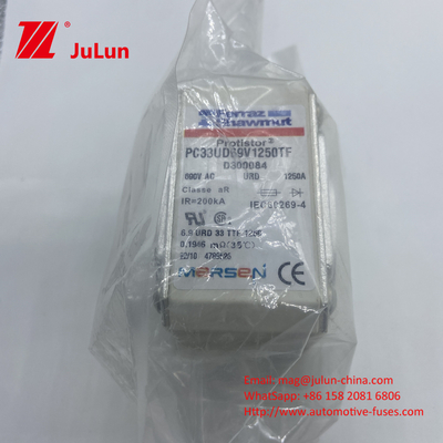 فيراز D300084 فيوز السيراميكية للسيارات 1250A 690V 200KA DC التيار العارض