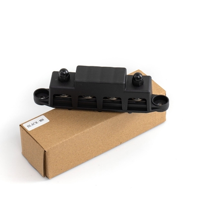 12V 250A 4 Post Busbar Bus Bar كتلة توزيع الطاقة W / Cover 5/16 