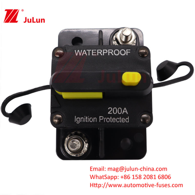 يخت RV 0A-300A يخت RV مفتاح فيوز إعادة ضبط تلقائي 12-48v مفتاح محافظ حامل فيوز