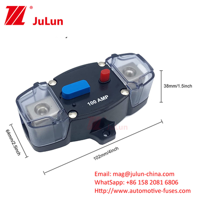 المركبة 8 12-48V 30A-300A مفك الدوائر السيارات الصوتية مقاومة للماء حماية الطاقة الفيوز مفك الدوائر اليدوي إعادة تعيين الدائرة