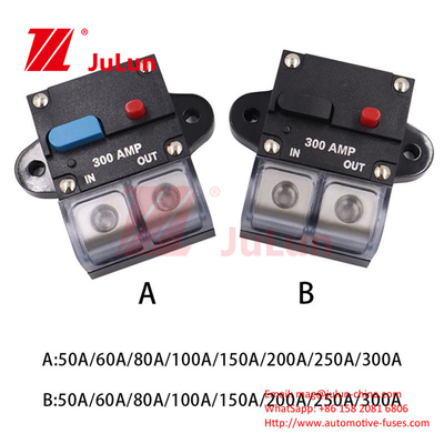 300A 48VDC مفك الدوائر المتعددة محمي التيار العالي لحماية الإفراط في الشحن سيارة الصوتية 100A مفك الدوائر المستردة