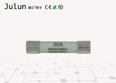 CE Dc الجهد العالي الصمامات 30A 6x30mm لنظام Pv تطبيق الطاقة الشمسية