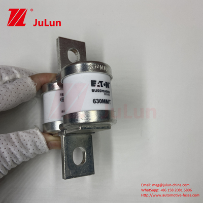 BUSSMANN 630MMT 690V السيراميكي النحاس التوأم الصفيحة الصفيحة نوع المسامير فيوز للسيارات