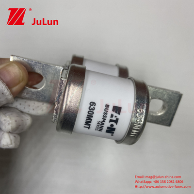 MUSSMANN 690V 630A فيوز السيارات السيراميكية النحاس 630MMT التوأم الصفحة المسطحة نوع المسامير فيوز لحماية المركبات