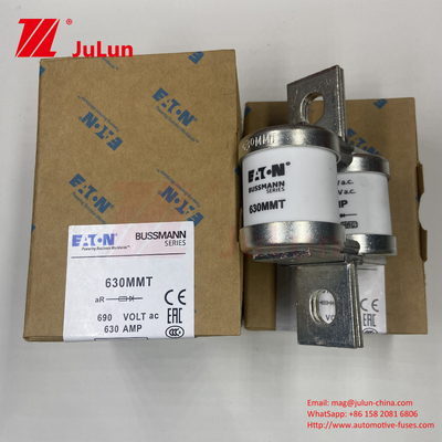BUSSMANN 630MMT 690V 630A السيراميكي النحاس التوأم الصفحة المسطحة نوع المسامير مصابيح السيارات بواسطة BUSSMANN