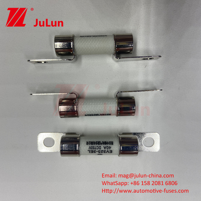أنابيب السيراميكية 15A 40A 50A EV FUSE 750VDC EV32510A-50A 750VDC أجهزة تأمين السيارات السيراميكية