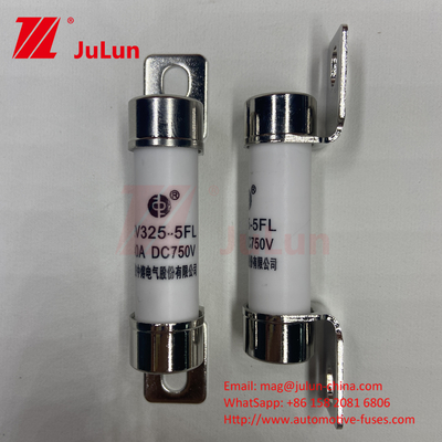 أنبوب سيراميكي 14x51 15A 40A 50A EV325 فيوز 750VDC EV32520KA فيوز سيراميكي للسيارات 10A-50A ISO8820/JASO D622