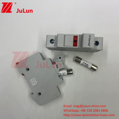 1000VDC فيوز الطاقة الشمسية السيراميك 30kA 10x38mm سعر منخفض 10x85mm PV Solar Ceramic DC Fuse Link 1500vdc PV Fuse Fa