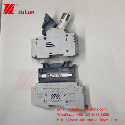 فيوتوز الشمسية الكهروضوئية مع عنصر فيوتوز النحاس مادة RO17 السيراميكية السريعة DIN Rail Moun 22x58MM Italweber فيوتوز 500 فولت