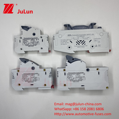 شونرو الطاقة الشمسية الدين الحديدية حامل فيوز لربط فيوز 10 * 38mm 1000V 15amp DC فيوز 25A