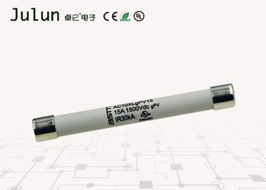 الفلطية الضوئية العاصمة الجهد العالي فيوز 1500 فولت 10x85mm 30 KA تصنيف قدرة كسر
