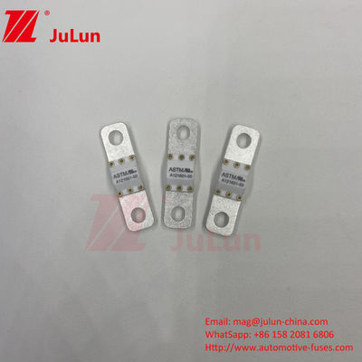 A121601-50A ASTM 125VDC الطاقة الكهربائية للسيارات الحماية الكهربائية الطرفية نوع فيوز
