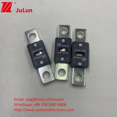 150A 70VDC EV320-5X فيوز السيارات السيراميكية الرمال الكوارتز الخصائص الكهربائية 1.0 في 4 ساعات 3.0 في 10s ماكس