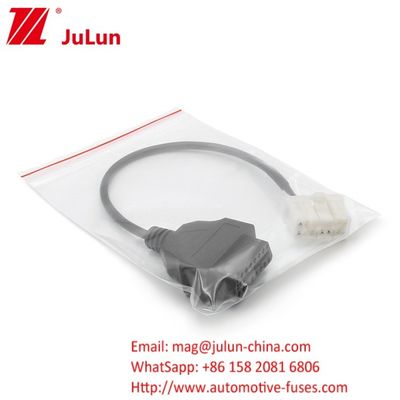 كابل التحويل التشخيصي لسلسلة الأسلاك للسيارات Tesla Model S / X OBD2 12 Pin