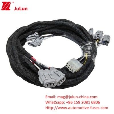 مضاد للماء للضوء الأمامي للسيارات LED محول السلك H1 9005/9006 المرأة إلى الذكور عزل PVC وصلة الضوء المنخفض
