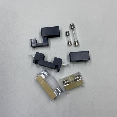 6*30mm 5*20mm لوحة مثبتة أسود 25A 250V حامل فيوز الزجاج