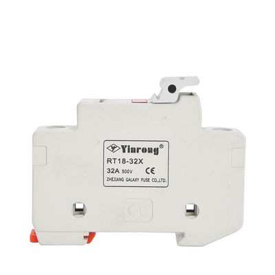 PV 10 * 38mm حامل فيوز أسطواني مع 32A 690V الجهد المنخفض