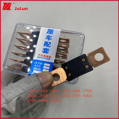400A 32V Mega Fuse Bolt Down Auto Fuse Audio Holder 0298040.ZX فيوز المركبة 60A 80A 100A 125A 150A 200A 250A 300A 400A 450A 500A نوع المحطة 32VDC