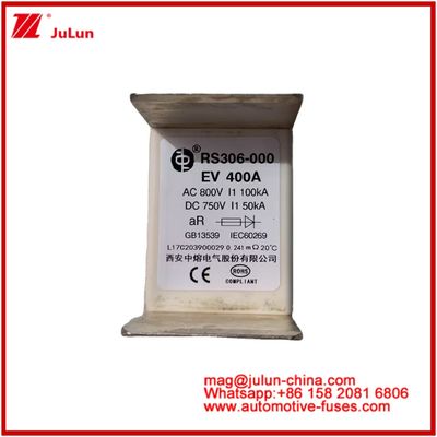 فئة الاستخدام EV 400A AC800V 100KA DC750V 50KA أنابيب السيراميكية حزمة الحماية للسيارات للسيارات الكهربائية