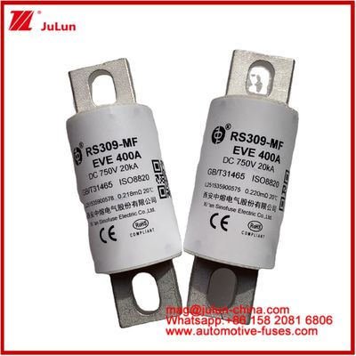 400A RS309-MF EVE 750VDC ((UL) المركبات الطرقية القنابل السيراميكية تخزين الطاقة أنظمة الطاقة الشاحنات الأسلاك أجهزة السيارات والمعدات 20KA