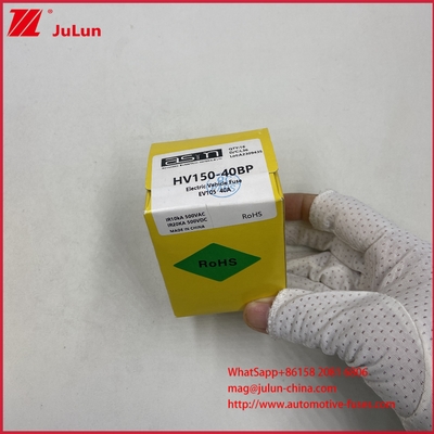 JASO D622 2006 المعيار التنفيذي DC500V الجهد للسيارات الكهربائية الخزفية الأنابيب HV150 50BP فيوز للمركبات الصغيرة